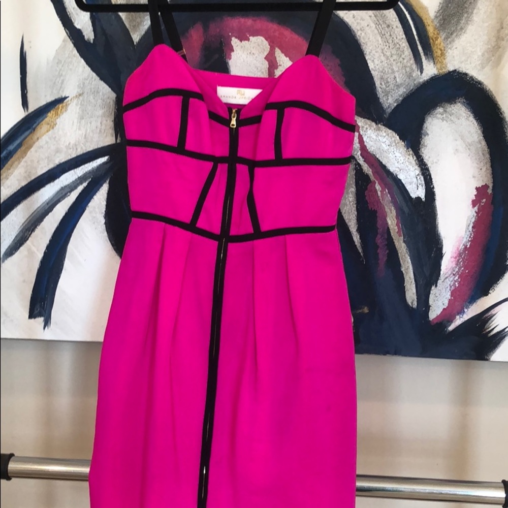 Amanda Uprichard Zip Up Dress